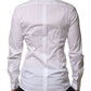 White Cotton GOLD Long Sleeves Formal Shirt