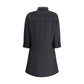 Gray Wool Casual Dress