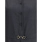 Gray Wool Casual Dress