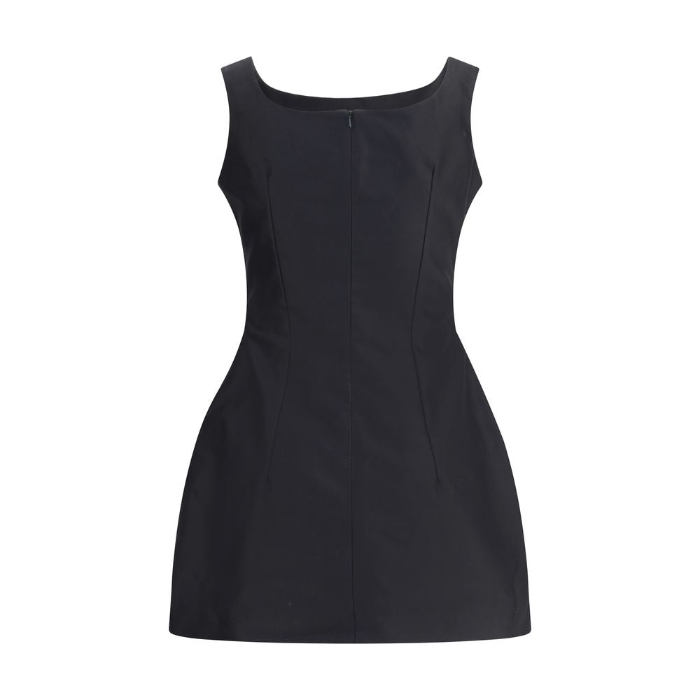 Black Cotton Cocktail Dress