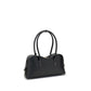 Black Polyester Shoulder Bag