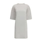 White Cotton Casual Dress