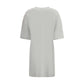 White Cotton Casual Dress