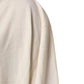 Ivory Virgin Wool Men V-Neck Knit Sweater