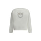 White Cotton Sweatshirt