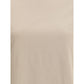 Beige Elastane T-Shirt