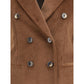 Brown Cotton Blazer