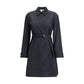 Blue Cotton Casual Dress