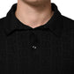 Black Silk Jacquard DG Polo Shirt T-shirt