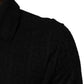 Black Silk Jacquard DG Polo Shirt T-shirt