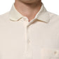 Ivory Cotton Terry Logo Pocket Polo T-shirt