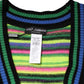 Multicolor DG Logo V-Neck Knit Pullover Sweater