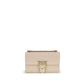 Beige Calf Leather Bos Taurus Shoulder Bag