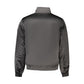 Black Polyester Men Jacket