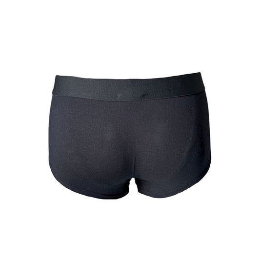 Black Cotton Men Boxer