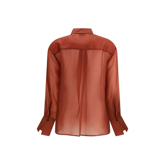 Orange Copper Dress Shirt