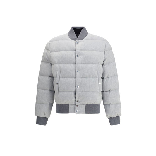 Gray Cotton Bomber