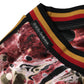 Multicolor Polyester Marble Print Oversize T-shirt