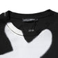 Black Cotton DG Logo Graffiti Short Sleeve T-shirt