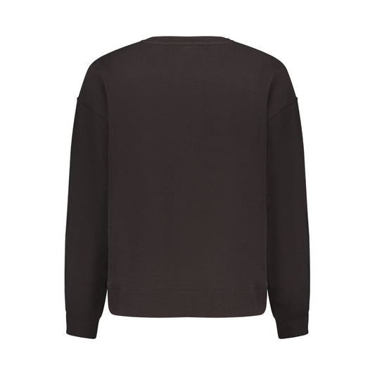 Black Cotton Women Sweater