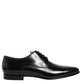 Men Dress Black Calfskin Leather Derby Shoes