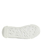 White Logo Graffiti Low Top Sneakers Shoes