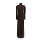 Brown Cashmere Casual Dress