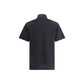 Black Cotton Polo Shirt