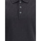 Black Cotton Polo Shirt