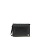 Black Leather Clutch Bag