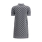 Gray Wool Casual Dress
