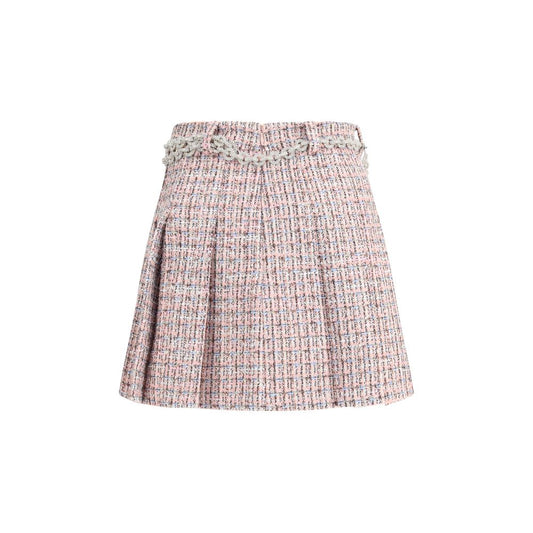 Multicolor Wool Mini Skirt
