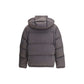 Gray Polyester Coat