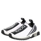 Black White Slip On Sorrento Sneakers Shoes