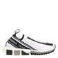 Black White Slip On Sorrento Sneakers Shoes