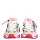 Multicolor Leather Airmaster Low Top Sneaker Shoes