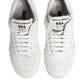 White Miami Leather Low Top Sneakers Shoes