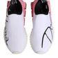 White Pink Low Top Sorrento Sneakers Shoes