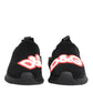 Black Grey Slip On Sorrento Sneakers Shoes
