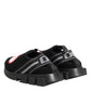 Black Grey Slip On Sorrento Sneakers Shoes