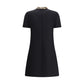 Black Fleece Wool Casual Dress