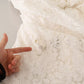 White Flower Lace Corsage Long Maxi Dress