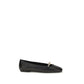 Black Calf Leather Bos Taurus Ballet Flats