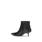 Black Calf Leather Bos Taurus Ankle Boots