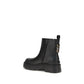 Black Calf Leather Bos Taurus Ankle Boots