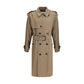 Beige Cotton Trench Coat