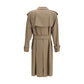 Beige Cotton Trench Coat