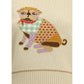 Cream Fleece Wool Sweatshirt