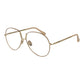 Beige Metal Glasses (Frames)