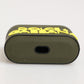 Army Green Rubber Logo Embossed Accessory  Airpods Case